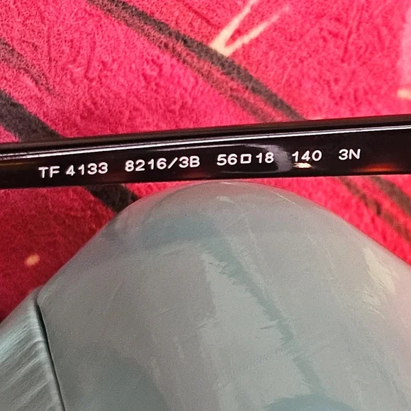 Tiffany & Co. "Return to Love" Sunglasses 56/18-140 Dark Havana 1 (With Case) - Picture 6 of 15